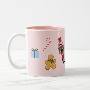 Nutcracker Weihnachtskunstmalerei Tasse