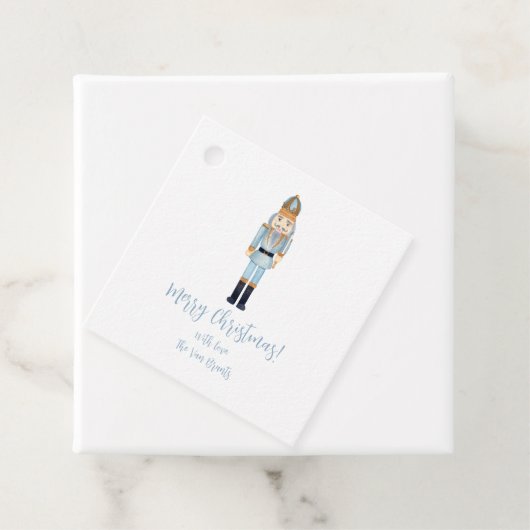 Nutcracker Weihnachtsmarke Geschenkanhänger (Beispiel)