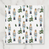 Nutcracker Weihnachtsmarke Geschenkanhänger (Rückseite)