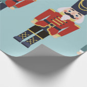 Nutcracker Weihnachtsmuster Geschenkpapier (Ecke)