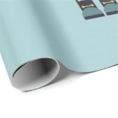 Nutcracker Weihnachtsmuster Geschenkpapier (Rolleneckpunkt)