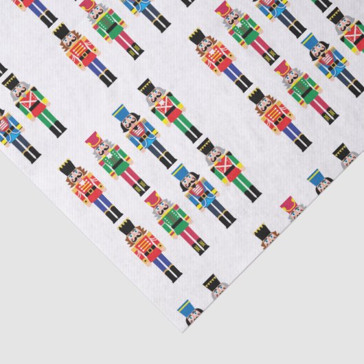 Nutcracker Weihnachtsmuster - Gewebe Seidenpapier (Detail)