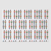 Nutcracker Weihnachtsmuster - Gewebe Seidenpapier (Vorderseite)