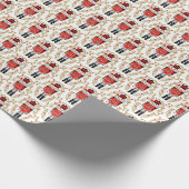 Nutcracker Weihnachtsprinz Geschenkpapier (Ecke)
