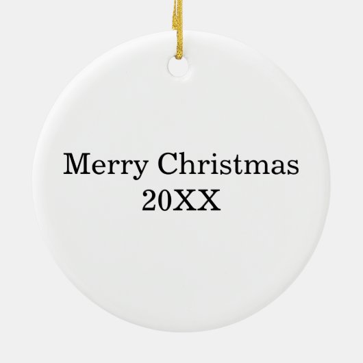 Nutcracker Weihnachtsprinz Keramik Ornament (Hinten)