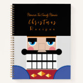 Nutcracker Weihnachtsrezepte Kochbuch Notizblock (Vorderseite)