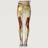 Nutcracker Weihnachtsschnee für Leggings (Vorderseite)