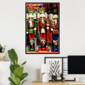 Nutcracker Weihnachtssoldaten Poster (Heimbüro)