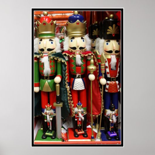 Nutcracker Weihnachtssoldaten Poster (Vorne)