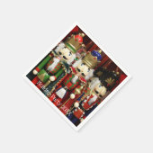 Nutcracker Weihnachtssoldaten Serviette (Ecke)