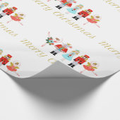 Nutcracker Weihnachtswrackpapier Geschenkpapier (Ecke)