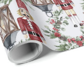 Nutcracker Weihnachtswrapping Paper für Kinder Geschenkpapier (Rolleneckpunkt)
