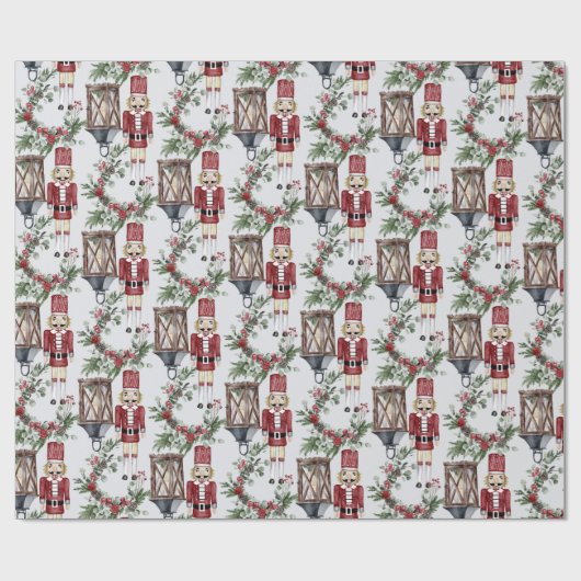 Nutcracker Weihnachtswrapping Paper für Kinder Geschenkpapier (Flach)