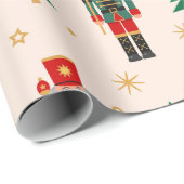 Nutcracker Weihnachtswrapping Paper Geschenkpapier (Rolleneckpunkt)