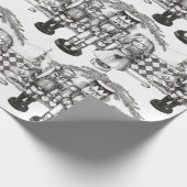 Nutcracker Weihnachtswrapping Paper Geschenkpapier (Ecke)