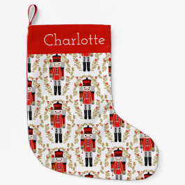 Nutcracker Weihnachtszeit-individuelle Name Kleiner Weihnachtsstrumpf