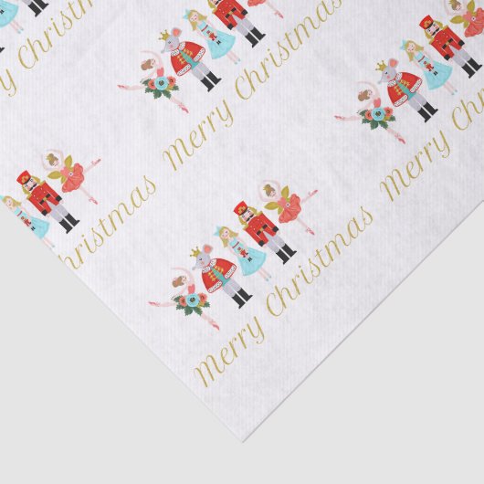 Nutcracker Weihnachtszettel Seidenpapier (Ausschnitt)