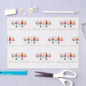 Nutcracker Weihnachtszettel Seidenpapier (Handwerk)