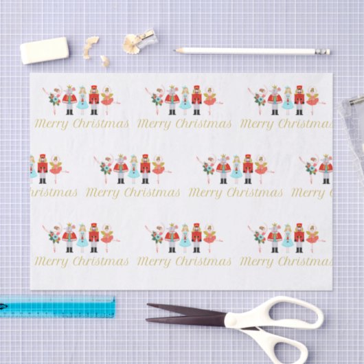 Nutcracker Weihnachtszettel Seidenpapier (Handwerk)