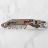 Nutcracker Weinflasche Korkenzieher hinzufügen Nam (Rückseite)