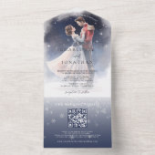 Nutcracker Whimsical Winter Wedding All In One Einladung (Innen Boden)