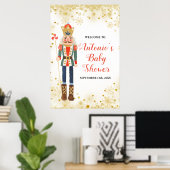Nutcracker Winter Baby Dusche Begrüßungszeichen Poster (Heimbüro)