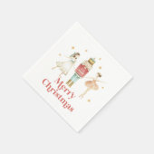 Nutcracker Winter Ballet Weihnachten Napkins Serviette (Ecke)