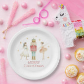 Nutcracker Winter Ballet Weihnachten Pappteller (Party)