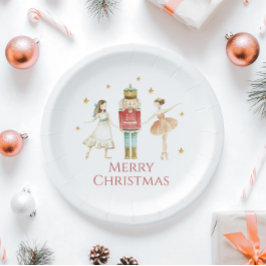 Nutcracker Winter Ballet Weihnachten Pappteller