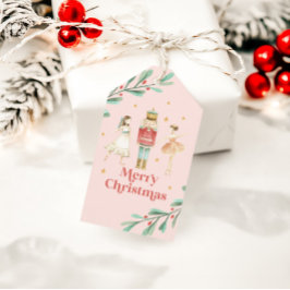 Nutcracker Winter Ballet Weihnachtsmarken Geschenkanhänger