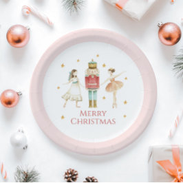 Nutcracker Winter Ballet Weihnachtsscheibe Pappteller
