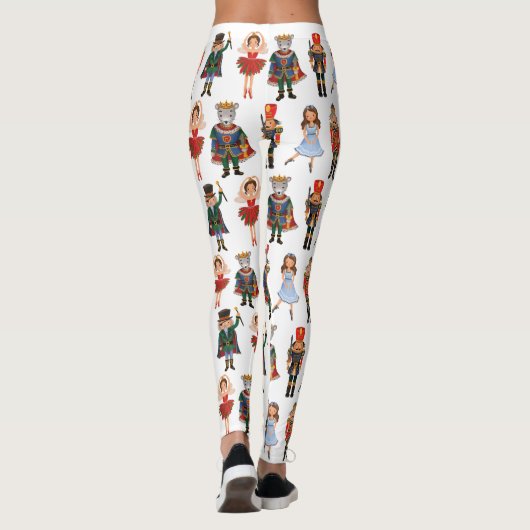 Nutcracker Winter Holiday Ugys Weihnachten Leggings (Rückseite)