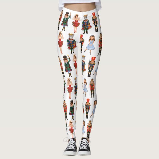 Nutcracker Winter Holiday Ugys Weihnachten Leggings (Vorderseite)