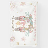 Nutcracker Winter Onederland 1. Geburtstag Hinterg Banner (Vertikal)