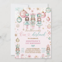 Nutcracker Winter Wonderland 1St Birthday
