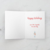 Nutcracker with a Candy Cane with Greeting Karte (Innenseite)