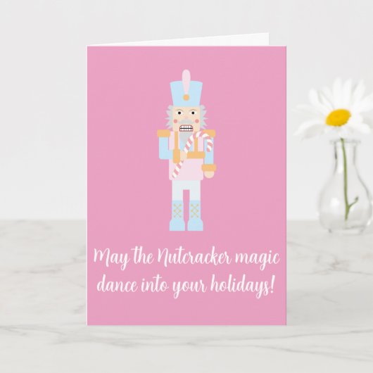 Nutcracker with a Candy Cane with Greeting Karte (Kleine Pflanze)