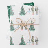 Nutcracker Wrapping Paper - Pastell und Feierlich Geschenkpapier Set (Beispiel)