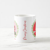 Nutcracker Wreath Christmas Foto Kaffeetasse (Mittel)