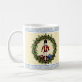 Nutcracker Wreath Weihnachts-Tasse Kaffeetasse (Links)