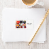 Nutcracker-Zahlen Adressaufkleber (Insitu)