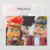 Nutcracker-Zahlen Einladung (Vorne/Hinten)