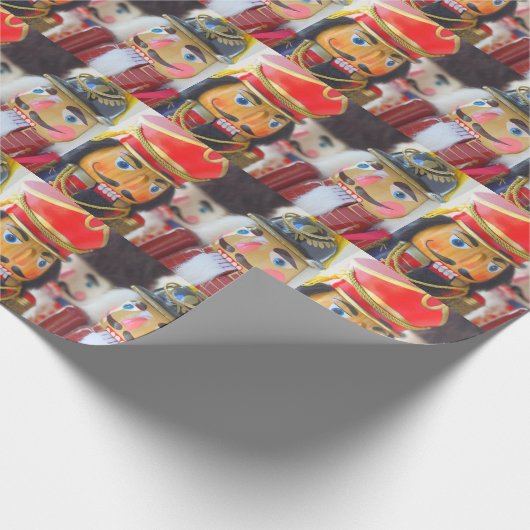 Nutcracker-Zahlen Geschenkpapier (Ecke)