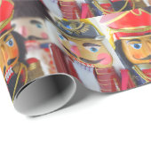 Nutcracker-Zahlen Geschenkpapier (Rolleneckpunkt)