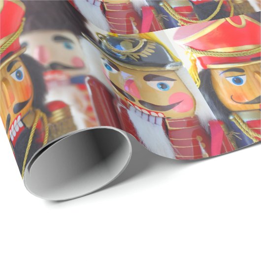 Nutcracker-Zahlen Geschenkpapier (Rolleneckpunkt)