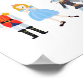 Nutcracker-Zeichen Poster (Ecke)