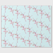 Nutcracker Zucker Pflaume Fairy Ballerina Enteneie Geschenkpapier (Flach)