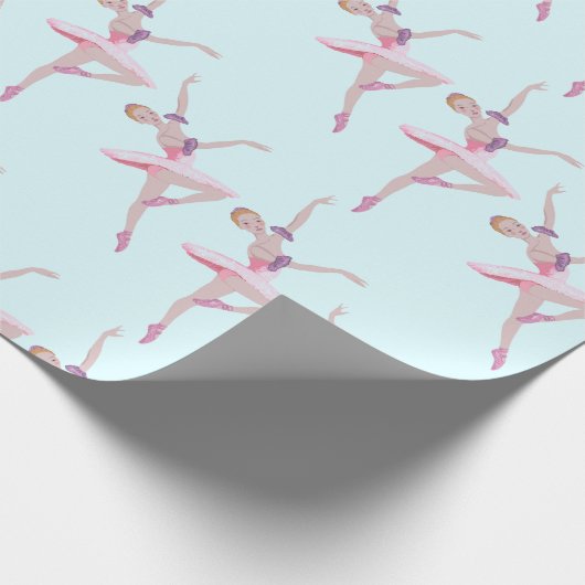 Nutcracker Zucker Pflaume Fairy Ballerina Enteneie Geschenkpapier (Ecke)