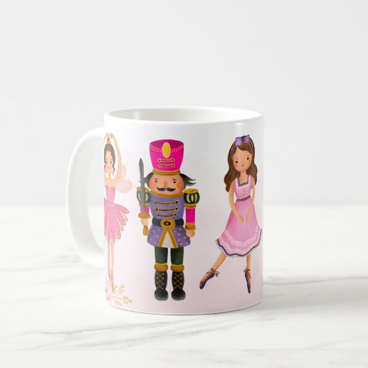 Nutcracker Zucker Pflaume Fairy Clara Drossel Meye Kaffeetasse (Vorderseite Links)