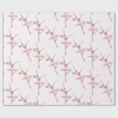 Nutcracker Zucker-Pflaumenmuster Geschenkpapier (Flach)